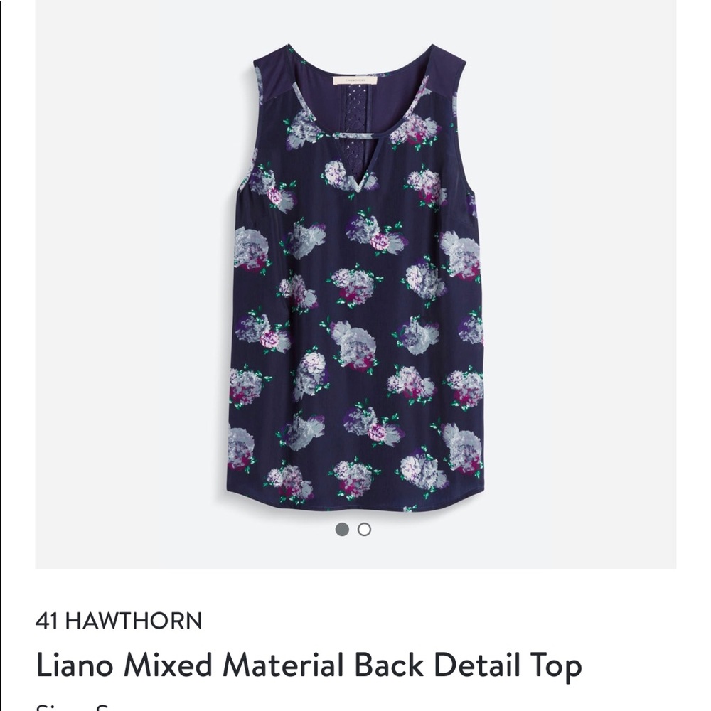 41 Hawthorn Floral Tank New. Small.